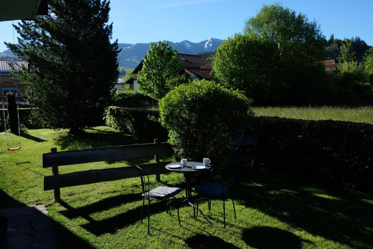 Ferienwohnung Hornerblick Sonthofen Buitenkant foto